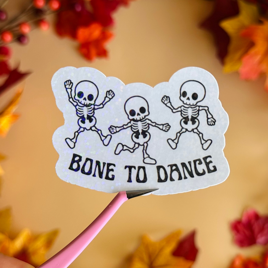 Bone to Dance Skeletons Sticker
