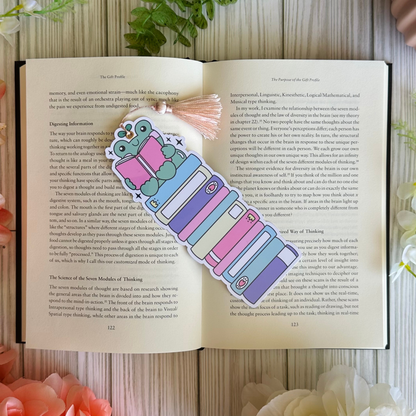 Bookworm Frog Bookmark