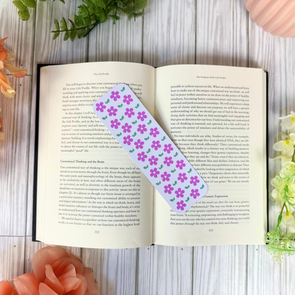 Purple Flower Bookmark