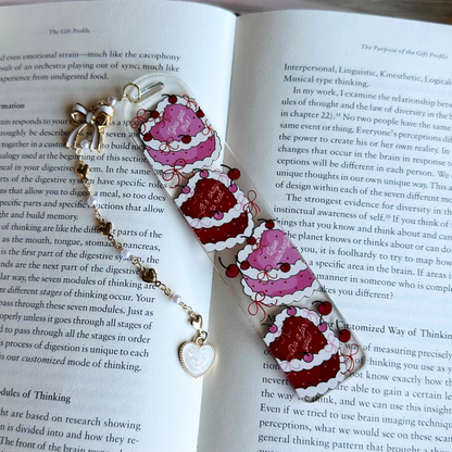 Romantic Cake Acrylic Bookmark