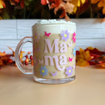 Mama 12oz Glass Mug