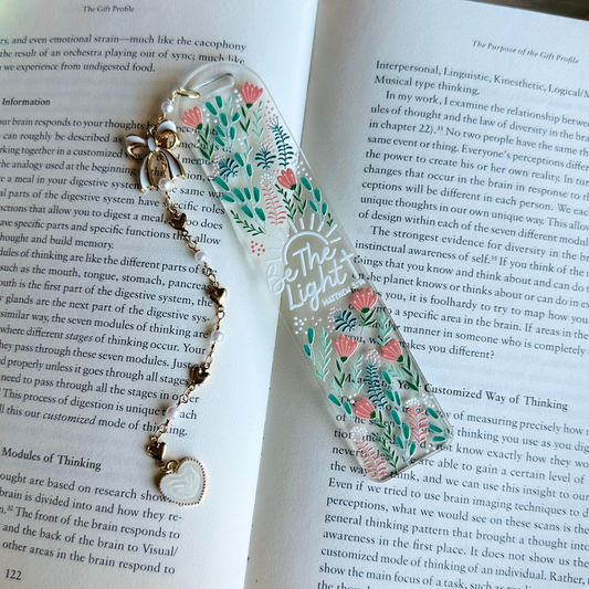 Be The Light Acrylic Bookmark