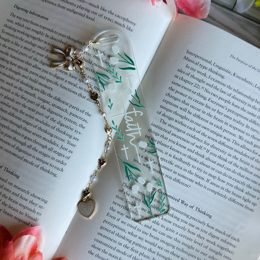 Faith Acrylic Bookmark