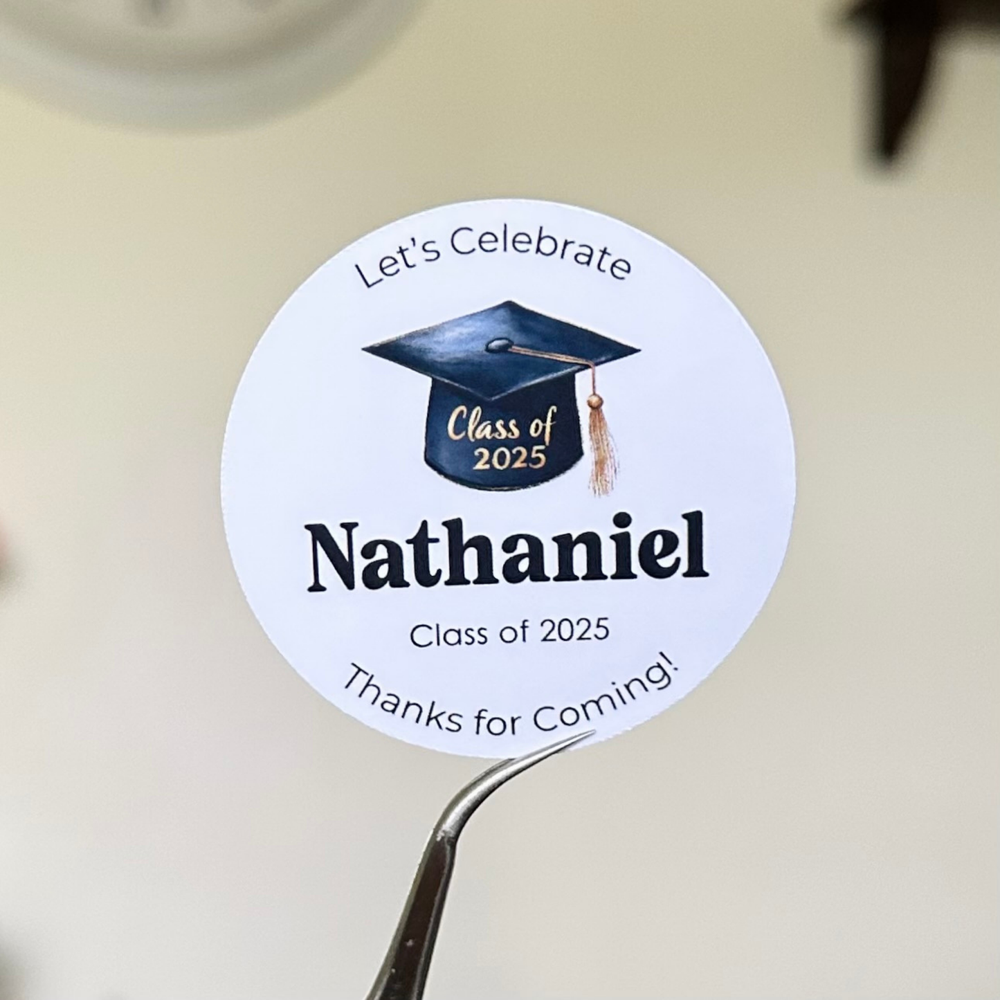 Custom Male Graduation Sticker