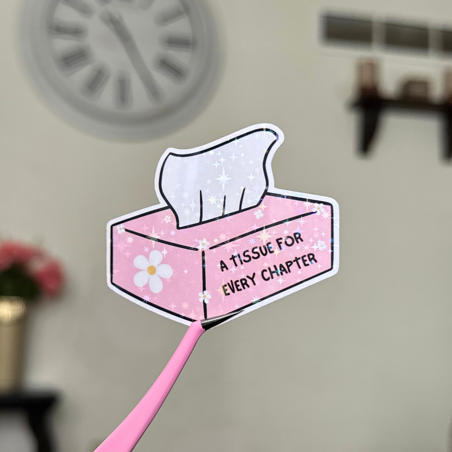 A Tissue for Every Chapter Sticker