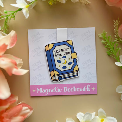 Late Night Book Lover Magnetic Bookmark