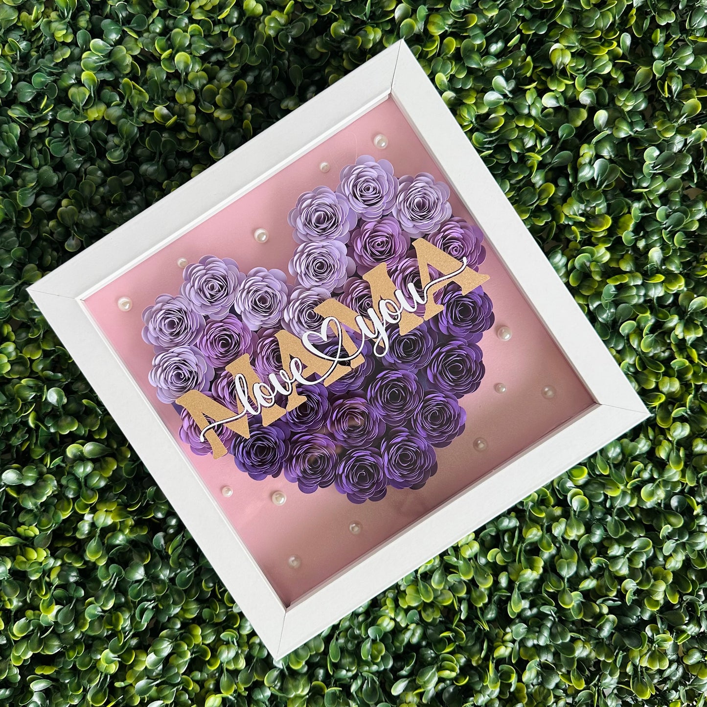 Mama Heart Shadow Box