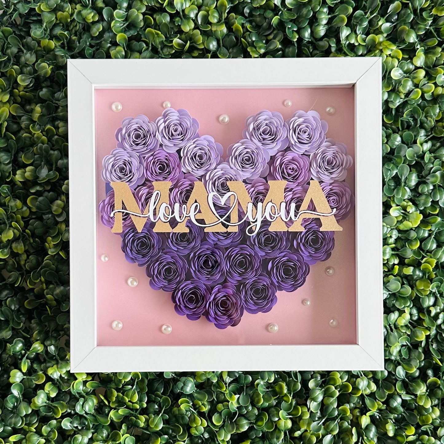 Mama Heart Shadow Box