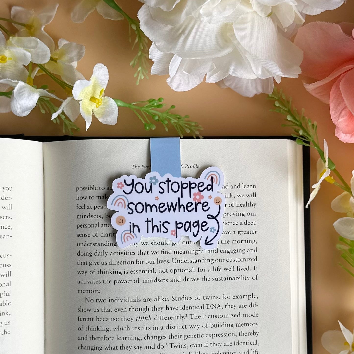 You Stopped Somewhere In This Page Magnetic Bookmark