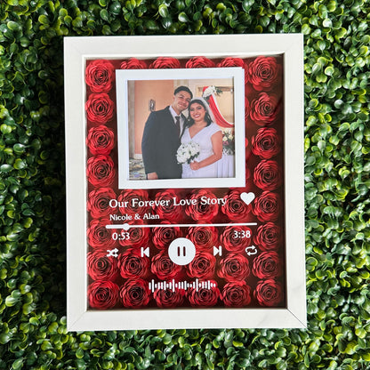 Song Playlist Couple Shadow Box
